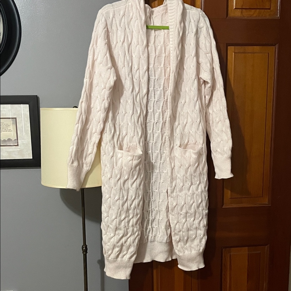 Cozy creamCable Knit Cardigan